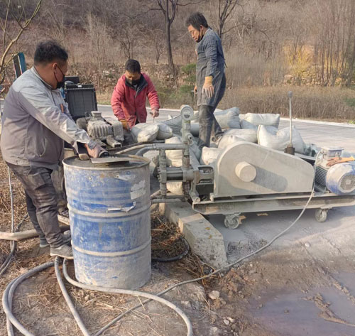 德庆路面下沉注浆